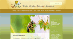 Desktop Screenshot of greaterclevelandbeekeepers.com